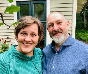 Carmen Faundbäck och Daniel Faunbäck Persson som tillsammans driver Faunbäck retreat