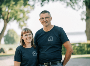 Åsa och Stefan Ström driver Ormanäsgården.